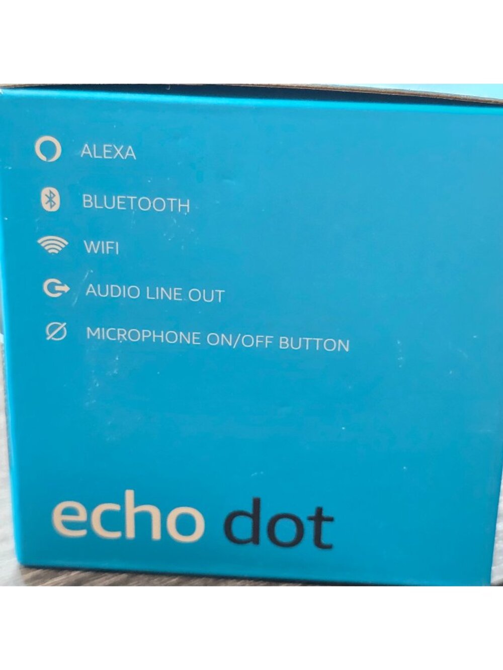 Echo Dot 3rd Gen Charcoal Alexa Smart Speaker Bluetooth WiFi New Sealed Box